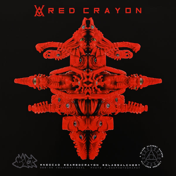 NeoCad Red Crayon Collection Poster
